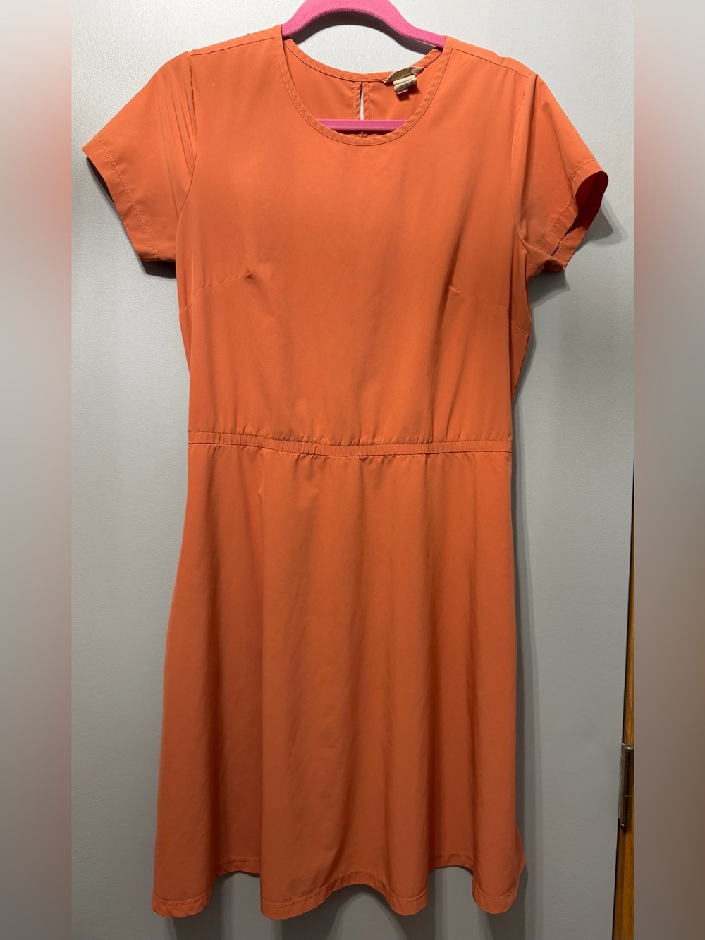 Duluth Trading Co. Women’s Flexcellence Dress – Peach Orange